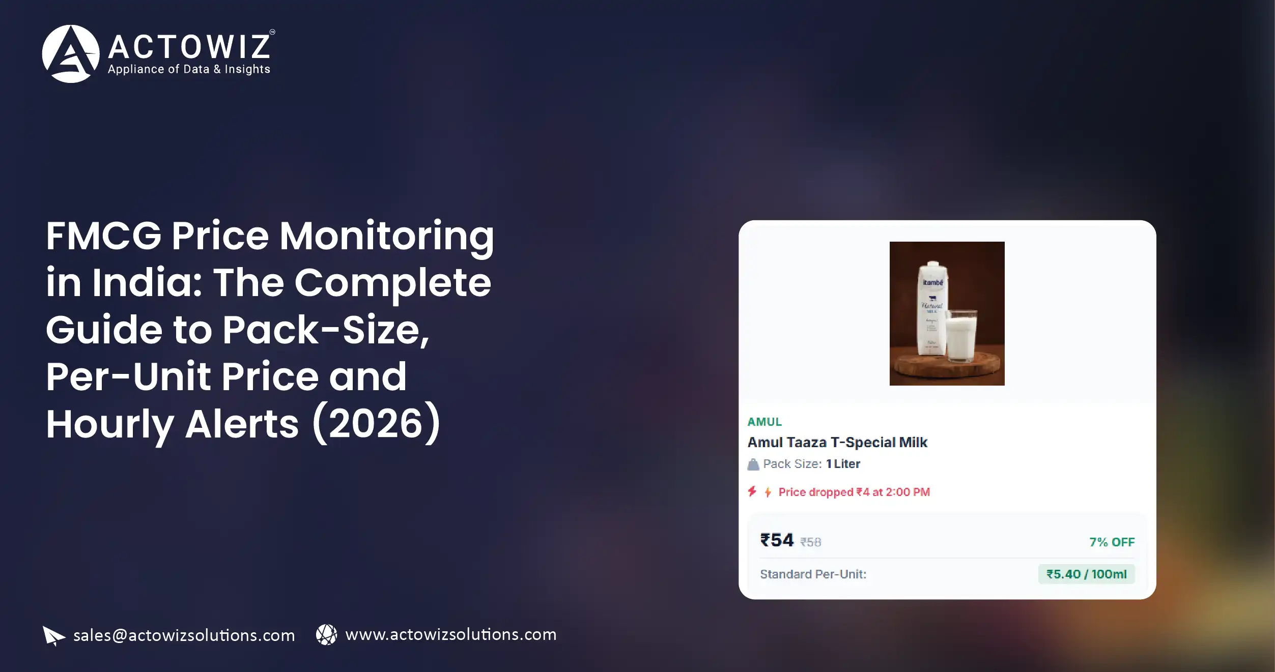 FMCG price monitoring in India across BigBasket, Blinkit, Instamart, Zepto and DMart Ready
